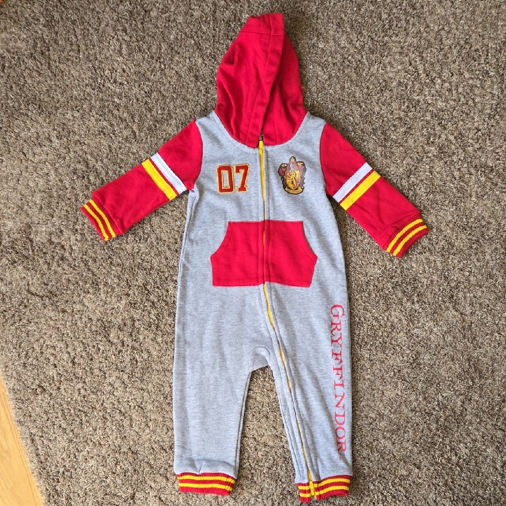 Gryffindor Kids One Piece - Red and Gray